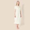 Women's Soft Cotton Blend Short Sleeve Sleep Nightgown