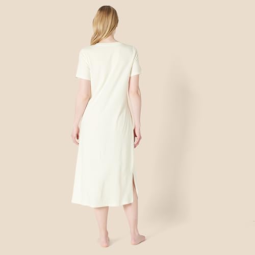 Women's Soft Cotton Blend Short Sleeve Sleep Nightgown