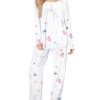 Pajamas for Women Set Fall Long Sleeve Pjs 2 Piece Lounge Set Top & Pants with Pockets Soft Sleepwear S-XXL