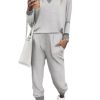 Pajamas Set Long Sleeve Pj Sets 2 Piece Jogger Pajama Sets Soft Sleepwear Loungewear for Women