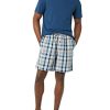 Men's Cotton Poplin Pajama Short with Cotton T-Shirt Set