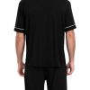 Mens Pajamas Set Short Sleeve Sleepwear Button Down Loungewear Set Soft Modal 2Pcs Pj Set with Pockets S-3XL