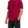 Men Modal Pajamas Set Comfy Sleepwear Short Sleeve Pjs Set Soft 2 Piece Lounge Set Cozy Nightwear with Pockets