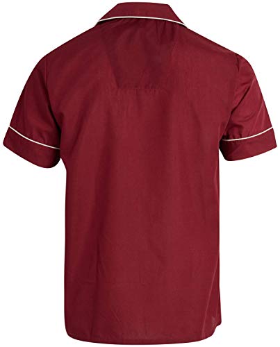 Men's 2-Piece Pajama Set with Short Sleeve Shirt and Long Pants
