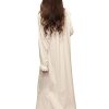 Women Young Lady Modal Long Sleeve Nightdress Soft Princess Nightgown Pajamas