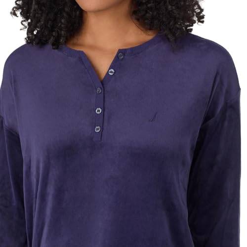 Womens Pajamas - Cozy Silky Fleece - 2 Piece Long Sleeve Winter Sleepwear Set for Women