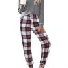 Pajamas Set for Women Soft Comfy Pjs Sets Long Sleeve Sleepwear Loungewear S-XXL