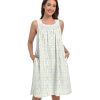 Sleeveless Nightgowns for Women 100% Cotton Nightgown Sleep Dress Soft Ladies Gowns Sleepwear Nightdress