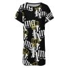Kings Nightgowns for Women Sleepwear Short Sleeve Sleep Dress Nightshirt