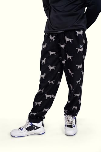 Men's Polar Fleece Pajamas, Soft & Warm Loungewear with Side Pocket, Lightweight, Cozy Sleepwear & Casual Wear