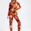 Family Matching Halloween Pajamas Sets Long Sleeve 2 Piece Pjs Funny Sleepwear Jammies