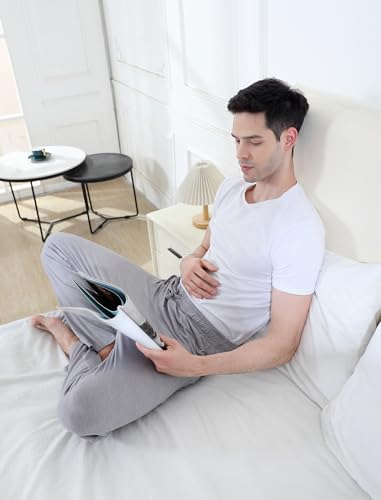 Men's Lightweight Pajama Pants Soft Lounge Sleep Joggers Adjustable Drawstring & Pockets All-Season Sleepwear