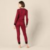 Womens Snug-Fit Cotton Sleepwear Pajama Set (Available in Plus Size)