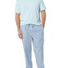 Men's Cotton Poplin Pant with Cotton Jersey T-Shirt Pajama Set
