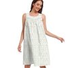 Sleeveless Nightgowns for Women 100% Cotton Nightgown Sleep Dress Soft Ladies Gowns Sleepwear Nightdress
