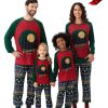 Family Christmas Matching Pajamas Sets Xmas Pjs Top and Pant Set for Kids Couples