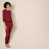Womens Snug-Fit Cotton Sleepwear Pajama Set (Available in Plus Size)