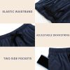 Mens Pajama Set Summer Pjs Sleepwear Short Sleeve Shirts Soft Lightweight Sleep Sets with Pockets S-2XL