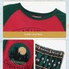 Family Christmas Matching Pajamas Sets Xmas Pjs Top and Pant Set for Kids Couples