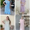 Cotton Nightgowns for Women Soft Long Button Night Gowns Comfy House Dress with Pockets Short Sleeve Sleepwear S-3XL