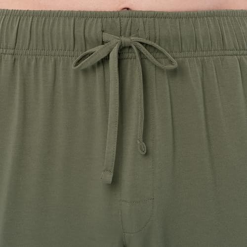 Men's 360 Stretch Crewneck Top and Jogger Pant Sleep Pajama Set