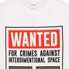 Mens Pajama Set | Wanted Poster Short Sleeve Graphic Tee & Long Leg Print PJs | Sci-fi Comedy Merchandise