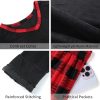 Matching Pajamas for Couples, Mens and Womens Buffalo Plaid Pajamas Set Long Sleeve Pjs Soft Warm