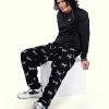 Men's Polar Fleece Pajamas, Soft & Warm Loungewear with Side Pocket, Lightweight, Cozy Sleepwear & Casual Wear