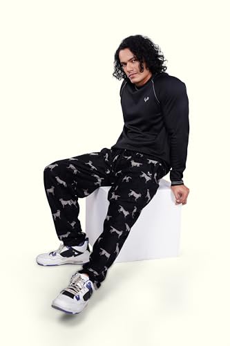 Men's Polar Fleece Pajamas, Soft & Warm Loungewear with Side Pocket, Lightweight, Cozy Sleepwear & Casual Wear