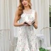 Nightgowns for Women Sleeveless Nightdress Cute Night Gowns Short Sleepshirt Soft Sleepwear Pajama Dress S-XXXL