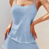 Womens Cami Pajama Sets 2 Piece Ribbed Knit PJs Soft Lingerie Sleeveless Tank Top and Shorts Camisole Lounge Set