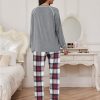 Pajamas Set for Women Soft Comfy Pjs Sets Long Sleeve Sleepwear Loungewear S-XXL