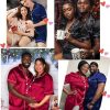 Satin Matching Pajamas Sets Couple Silk Button Down Nightwear Women & Men Short Sleeve Sleepwear 2 Pieces Loungewear Black
