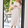 Womens Long Sleeve Nightgowns Long Sleep Shirts Henley Night Shirts Full Length Nightgown