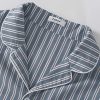 Men's Lightweight Cotton Pajamas Long Sleeves Shirt Pants Set