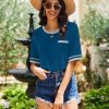 Cotton Nightgowns for Women Soft Sleepwear Comfy Short Sleeve Sleep Shirts Crew Neck Night Shirts with Pocket S-3XL