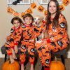 Family Matching Halloween Pajamas Sets Long Sleeve 2 Piece Pjs Funny Sleepwear Jammies