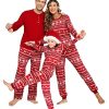 Family Christmas Pajamas Matching Sets Womens Mens Pjs Long Sleeve Sleepwear Holiday Lounge Sets