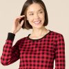 Womens Snug-Fit Cotton Sleepwear Pajama Set (Available in Plus Size)