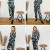 Classic Satin Pajamas for Women Long Sleeve Button Down Sleepwear Soft Silk Loungewear Pjs Set S-XXL