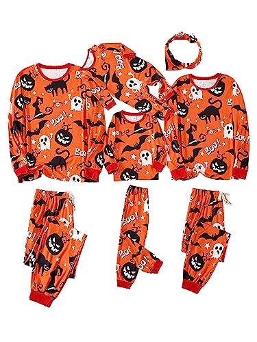 Family Matching Halloween Pajamas Sets Long Sleeve 2 Piece Pjs Funny Sleepwear Jammies