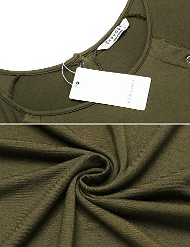 Women’s Nursing/Delivery/Labor/Hospital Nightdress Short Sleeve Maternity Nightgown with Button S-XXL