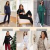 Pajamas Set for Women Soft Comfy Pjs Sets Long Sleeve Sleepwear Loungewear S-XXL
