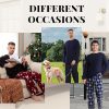 Vulcandon Men's 100% Cotton Pajama Sets, Soft Warm Long Sleeve Sleepwear Pjs Comfy 2 Piece Pajama Set for Men with Pockets