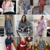 Pajamas Set for Women Soft Comfy Pjs Sets Long Sleeve Sleepwear Loungewear S-XXL